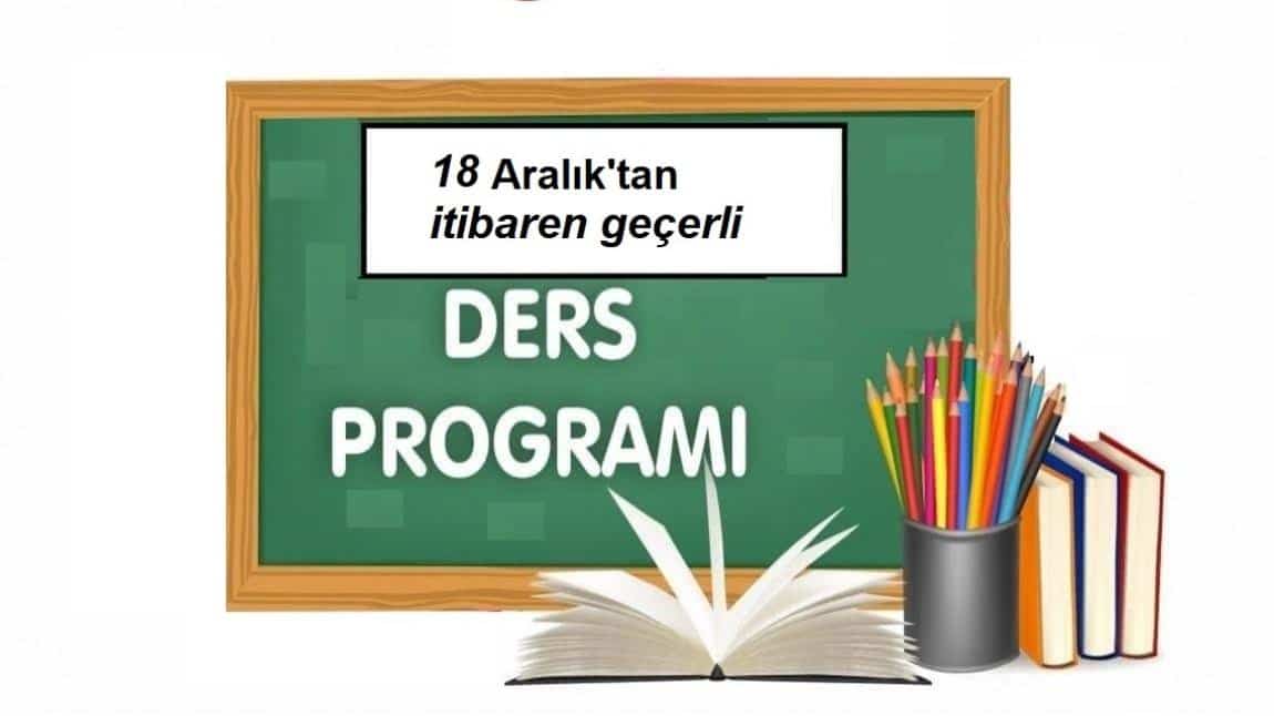 Yeni Ders Programımız 